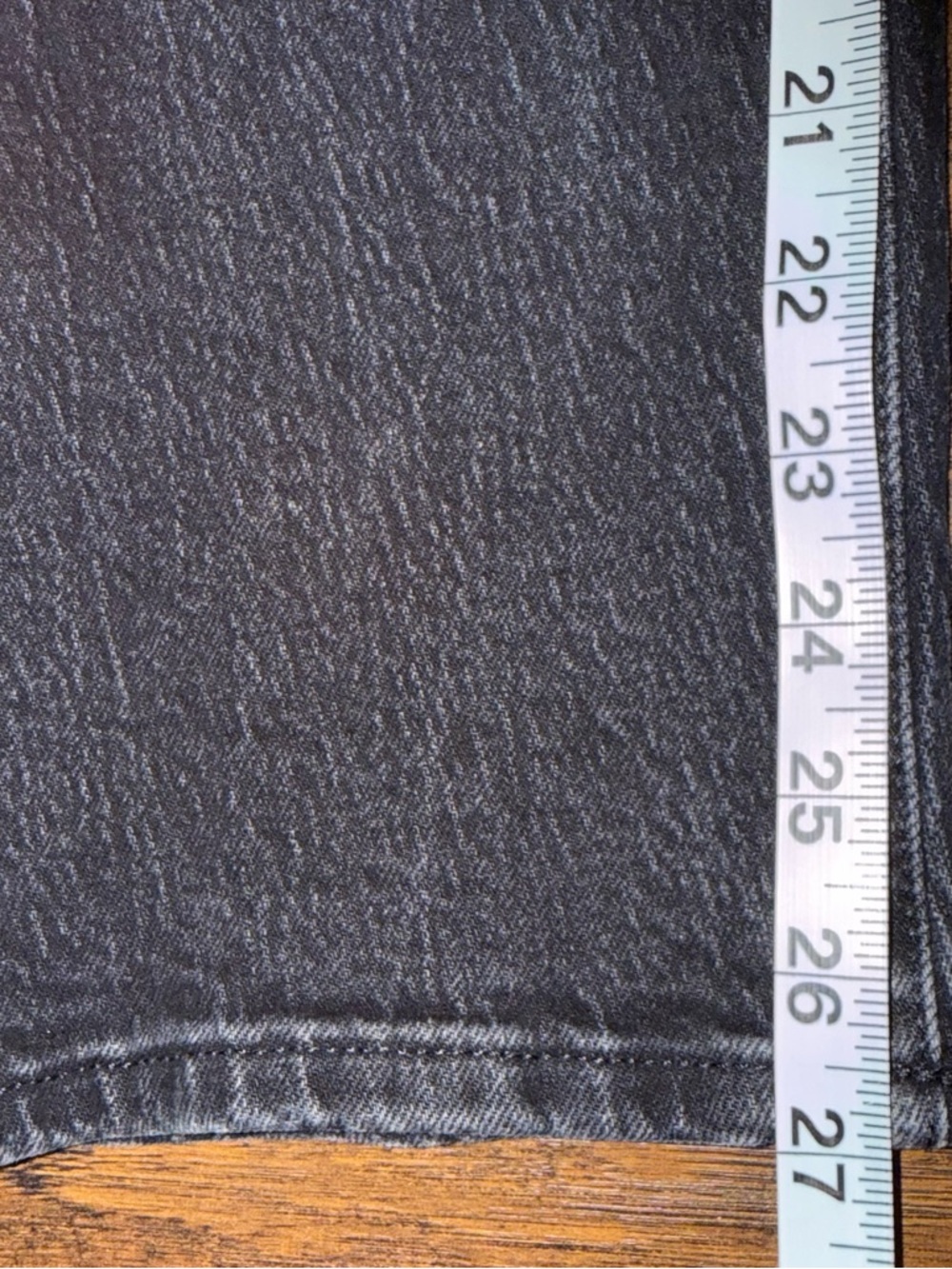 Madewell The Mid-Rise Perfect Vintage Jean Faded Black Straight Leg Size 32 - Picture 12 of 15